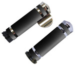 Avon Air-SS Chrome Grips w/Throttle Boss (AIR-99-BOSS)