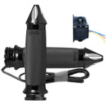 Avon Air Cush Heated Spike Black Handlebar Grips (CC-86-AN-SPK-HT)