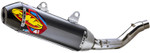 FMF Factory 4.1 RCT Aluminum Slip-On w/Stainless Mid Pipe Stainless Cap (045472)