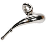 FMF Gnarly Exhaust Pipe | Nickel Plated | '99-26 Yamaha YZ250/YZ250X (024054)