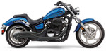 Cobra Speedster Swept Black Exhaust System (2225B)