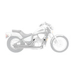 Cobra Streetrod Chrome Slash-Down Exhaust System for '01-up Spirit 750 (1924)