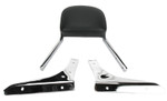 Cobra Square Mini 11" Chrome Sissy Bar Passenger Backrest (02-4962)