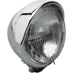 Drag Specialties Custom 5.75" Springer Style Headlights (DS-280000)
