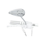 Drag Specialties Teardrop Mirror for Harley Right/Chrome (DS300016)