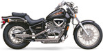 Cobra Classic Slash-Cut Chrome Exhaust System (1374SC)