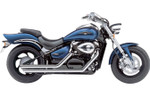 Cobra Streetrod Slash-Down Chrome Exhaust w/Oxygen Sensor Bungs (3918)