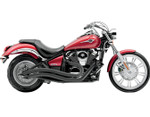 Cobra Speedster Swept Black Exhaust System for '06-19 Kawasaki VN900 (4218B)