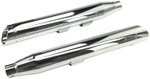 Cobra 3" Chrome Slip-On Mufflers w/Chrome Tips (6001)