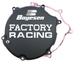 Boyesen Factory Clutch Cover | Black | '03-07 Kawasaki KX125 (CC-11AB)