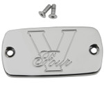 Baron Master Cylinder Chrome V4 Art Deco Cover (BA-7606-04)