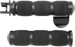 Avon Air Cushion Black Grips w/Throttle Boss (MT-IN-AIR-90A-B)