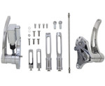Accutronix Chrome Slotted Forward Controls w/Master Cylinder (FC103-SSC)