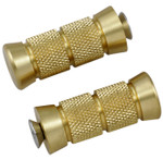 Accutronix Brass Knurled Grooved Toe Pegs (PT220-KG5)