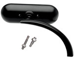 Arlen Ness Micro Mini Oval Black Right Mirror (13-413)