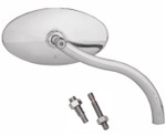 Arlen Ness Cat Eye Softbend Chrome Mirror (13-046)