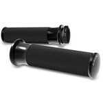 Arlen Ness Smooth Black Handlebar Grips (07-321)