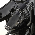 Arlen Ness Bevelled Black Fly-by-Wire Handlebar Grips (07-329)