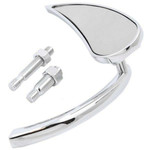 Arlen Ness Micro Rad II Chrome Teardrop Left Mirror (13-410)