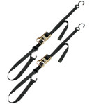 Ancra 1" x 69" Integra Ratchet-Buckle Black Tie Downs 2pk (49498-11)
