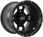 ITP SS112 Sport ATV Matte Black 9x8 Wheel/Rim (0928386536B)