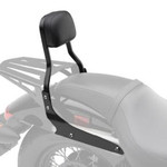 Cobra Square Standard 17" Black Sissy Bar Passenger Backrest (02-5111B)