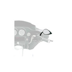 Drag Specialties Teardrop Mirror by Tank Tuff 5.5" Long Stem/Black (0640-0389)