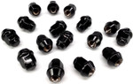 ITP Wheel Lug Nuts Black 10mm Tapered (BLUG11BX)