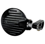Joker Machine Bar End Mirror Folding Black 3.25" (09-303B)
