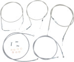 Baron Throttle-Clutch-Brake Cable Kit Stainless 18"-20" Bars (BA-8022KT-18)
