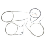 Baron Throttle-Clutch-Brake Cable Kit Stainless 15"-17" Bars (BA-8015KT-16)