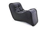 Drag Specialties Scorpion Solo Rear Seat for Custom/Rigid Black (DS-907040)