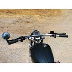 Joker Machine Custom Rubber Radial 1" Grips | Black (03-61BLK)