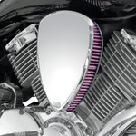 Baron Chrome Smooth Big Air Cleaner Kit (BA-2074-00)