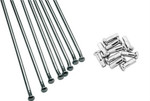 Excel Colorworks MX Rear Spoke and Nipple Set Stainless 12 x 1.60 (XS0-21127)