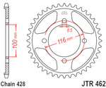 JT Steel Rear Sprocket 54 Tooth (JTR462.54)