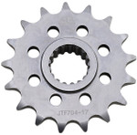 JT Front Sprocket | 17 Tooth | 525 | Steel | Lightweight (JTF704.17)