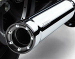 Cobra 3" Chrome Slip-On Mufflers w/Race-Pro Tips (6051)