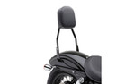 Cobra Square Standard 17" Black Sissy Bar Passenger Backrest (602-1151B)