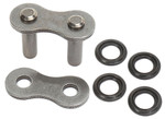 JT 530 X1R Chain Nickel Rivet-Style Master Link w/O-Rings (JTC530X1RRL)