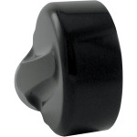 Joker Machine Concealed Smooth Black Bar End Mirror (09-326B)