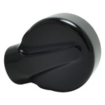Joker Machine Concealed Smooth Black Bar End Mirror (09-326B)