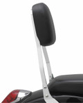 Cobra Square Short 14" Chrome Sissy Bar Passenger Backrest (02-5770)