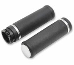 Drag Specialties Hotop Designs Rubber Handlebar Grips w/Accent (DS243112)
