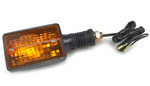 K&S DOT Compliant Black Turn Signal w/Amber Lens (25-4075)