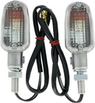 K&S Aluminum Body Marker Lights Oblong Polished Finish Clear (25-8305)