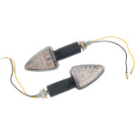 K&S Arrow Long Stem Mini Stalk Marker Lights LED Black w/Clear Lens (25-8370)