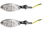 K&S Ultra MINI Oval LED Chrome Marker Lights w/Clear Lens (25-8912)