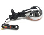 K&S DOT Compliant Chrome Turn Signal w/Amber Lens (25-2025)