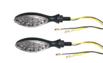 K&S Ultra MINI Oval LED Black Marker Lights w/Clear Lens (25-8910)